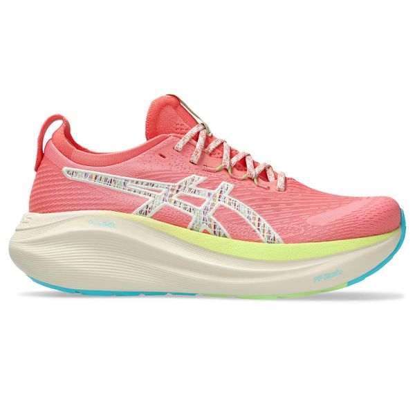 ASICS Women's GEL-NIMBUS 27 TR Road Running Shoes - Nature Bathing/Guava