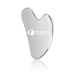 TISKO Stainless Steel GuaSha Face Body Scraping Massage Tool Heart Shaped
