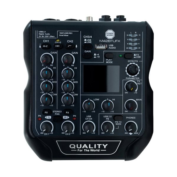 PowerWorks M42BT-UFX mixer/interface 2 channel