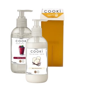 Cooki Apple Pie Cartridge, Pre-Wax Lotion + Post-Wax Lotion