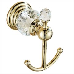 Crystal Towel Hook, Gold Robe Hooks, Bathroom Hand Towel Wall Hanger