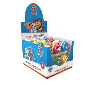 Paw Patrol Chiko Surprise Egg in Counter Display 24 Piece X 20g