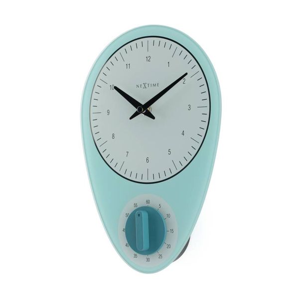 NeXtime 27.5cm Hans Glass Kitchen Wall Clock