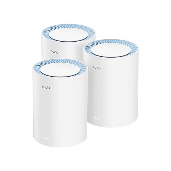 Dual Band Cudy AC 1200Mbps Fast Ethernet Mesh 3 Pack | M1200 (3-Pack)