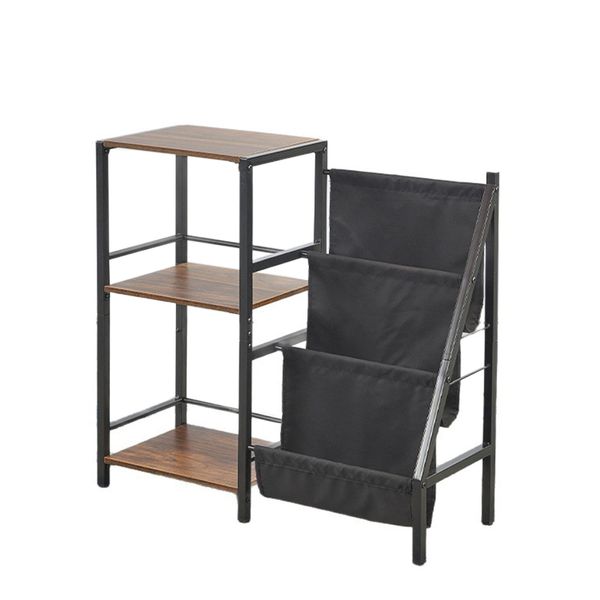 3-Tier Record Player Stand Vinyl Record Display Shelf Media Console Cabinet