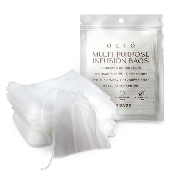 Olio - Multi-Purpose Silk Nylon Infusion Bags (100 per pack)