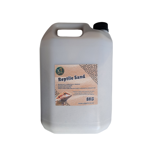 Natural Reptile Sand Substrate -Desert Sand for Reptiles 8kg