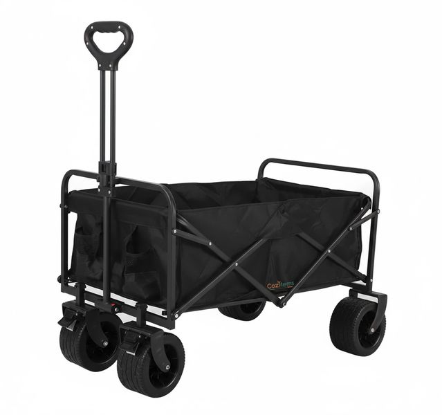 Heavy-Duty Collapsible Outdoor Camping Trolley with All-Terrain Wheels
