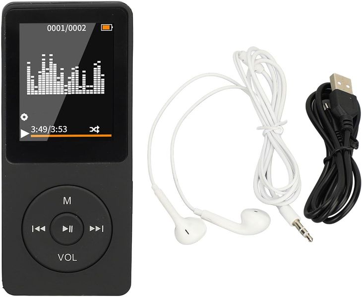 64GB MP3 Player with Bluetooth, HiFi Sound Music Player with Earphones