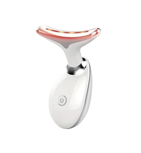 SkinHalo Heated Facial Massager with 7-Color LED Therapy - White