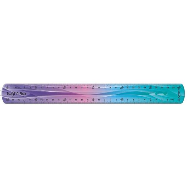 Maped - Twist &amp; Flex Deco 30cm Ruler x 5