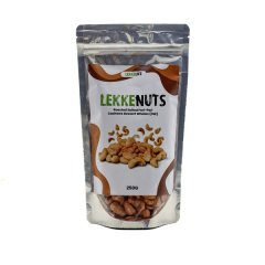 LekkeNuts-Peri-Peri Cashew roasted &amp; salted 250g