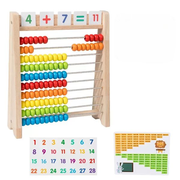 Wooden Abacus for Kids Math Games for Kids Abacus Counters Counting Toys