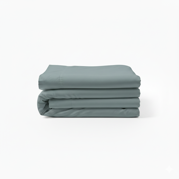 Simon Baker Vintage Washed Sheet Set - Duck Egg