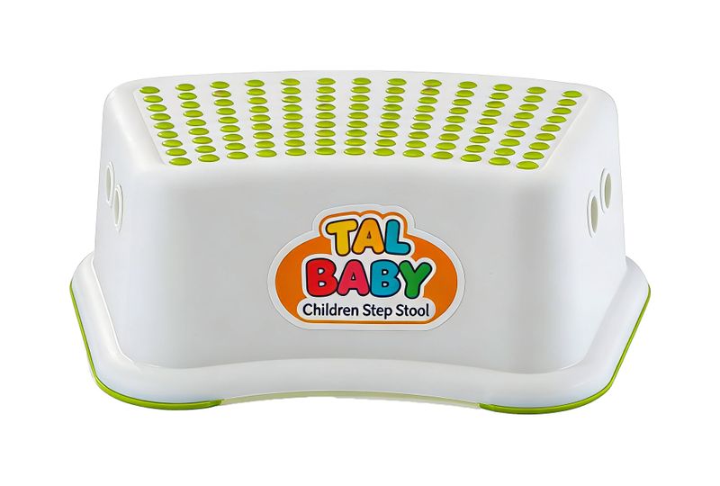 Green Kids Sturdy Step Stool for Bathroom