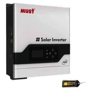 Must Solar Hybrid 3KW 24V/60A Pure Sine Wave LCD Inverter &amp; Gel Key Holder