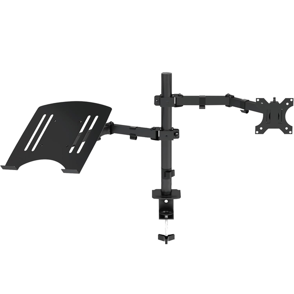 Laptop Monitor Stand Notebook Desk Mount with Adjustable Base Rod