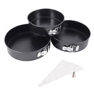 3 Baking Tins and 3 Icing Bags - Combo