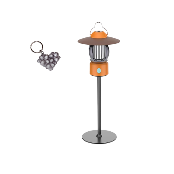 Rechargeable Camping Lantern 2000Mah 30W And Handmade Keyholder