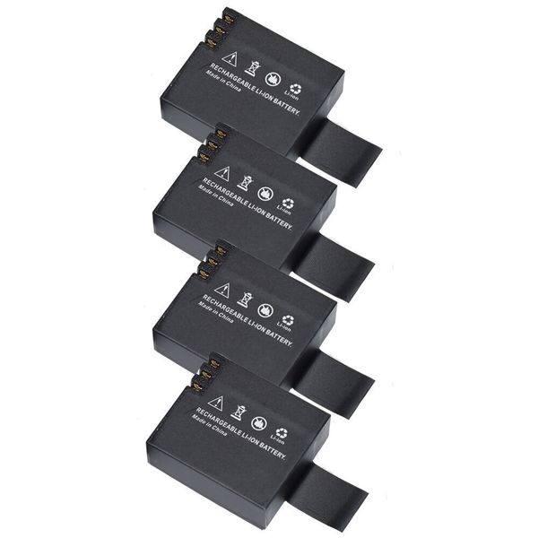 Universal Portable Action Camera Batteries 900mAh 3.7V