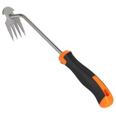QYNIAL 2026 New Portable Stainless Steel Weeding Tool (Rubber Handle)