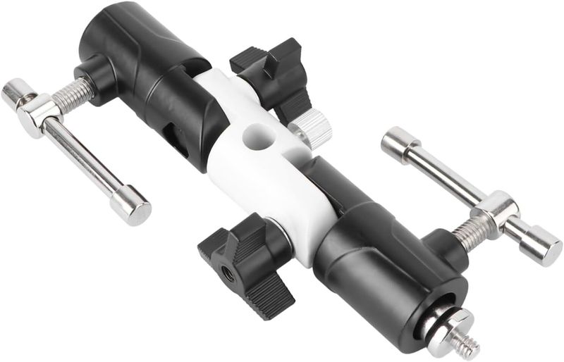 Adjustable Section Aluminum Flashlight Holder U-shape Design Lightweight P