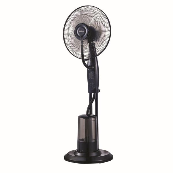 ALVA AIR 40cm Pedestal Mist Fan 1.23m | Black | Remote | 3.2L Tank