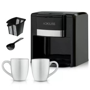 Mini Drip Coffee Maker with 2-Cup