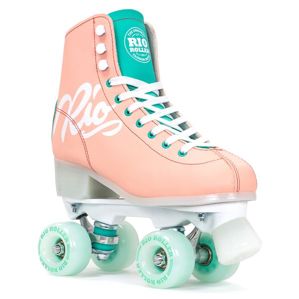 Rio Roller Script Peach/Green