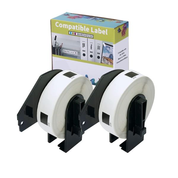 INKWAREHOUSE DK-11204 Multi-Purpose Thermal Labels (17mm x 54mm) X 2