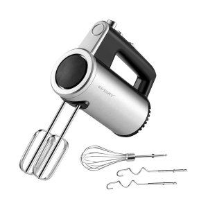 3-in-1 Electronic Hand Mixer Egg Beater, Whisk &amp; Dough Hook
