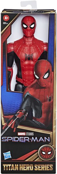 Spider-Man Marvel Titan Hero Series 12IN Red and Black Suit Action Figure