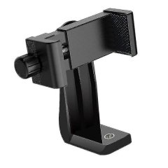 Phone Holder, Tripod Mount Adapter, Rotatable Bracket, Black