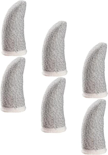 Sweat-Resistant Finger Covers Comfortable Silver Fiber Sleeves for Frictio