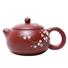 Chinese Yixing Puree Teapot Puree Manually Blossom