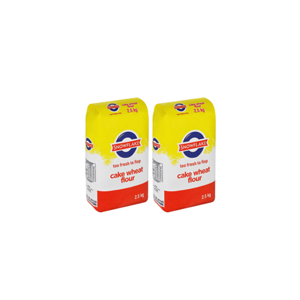 Snowflake Cake Wheat Flour - 2 x 2.5KG
