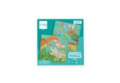 Scratch Europe Magnetic Puzzle Book To Go - Dinosaurs