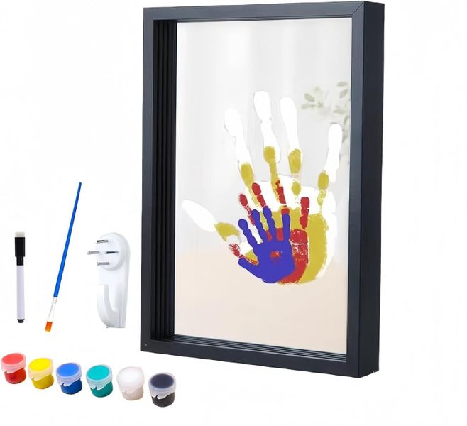 QcjwheShop Handprint Kit, Family Gifts Ideas, Diy Craft Keepsake Frame