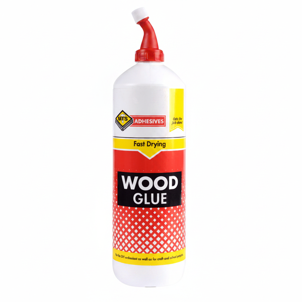MTS Wood Adhesive 1 Litre - Strong Water-Based Glue for Woodworking