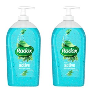 Body Wash Feel Active Basil And Sage - 2 x 750ml