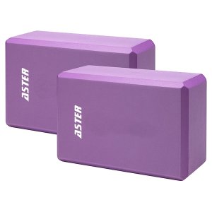 Aster High-Density Non-Slip Foam Yoga Blocks - Set of 2
