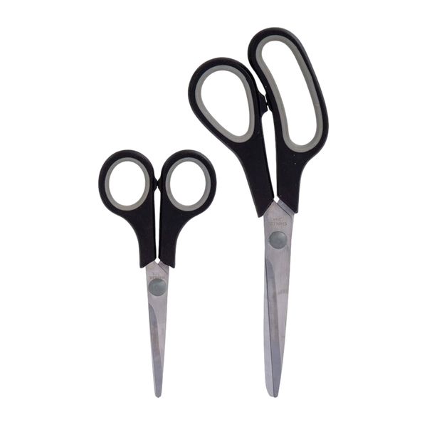 Scissors 2 Piece Set - Black &amp; Grey