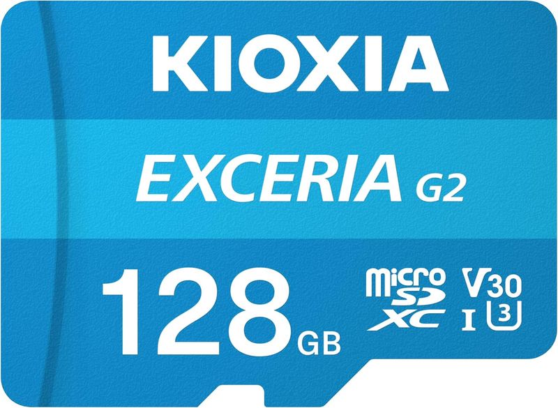Kioxia EXCERIA G2 MicroSD Card + Adapter 128GB