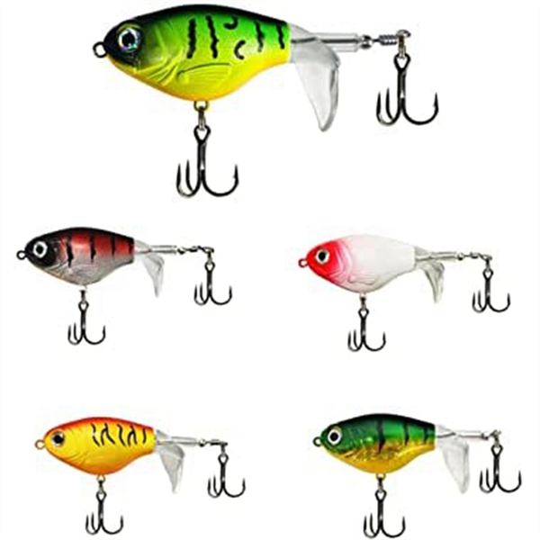 Fishing Lures Set Topwater Baits with Floating Tractor Rotating