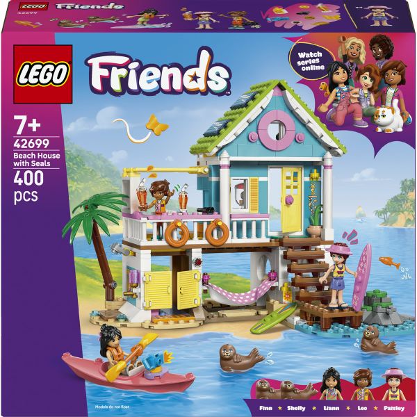 LEGO® Friends Beach House with Seals Building Kit 42699