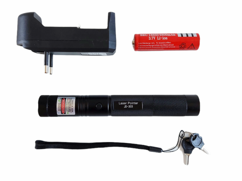High Power Green Dot Laser Pointer with Battery &amp; Charger