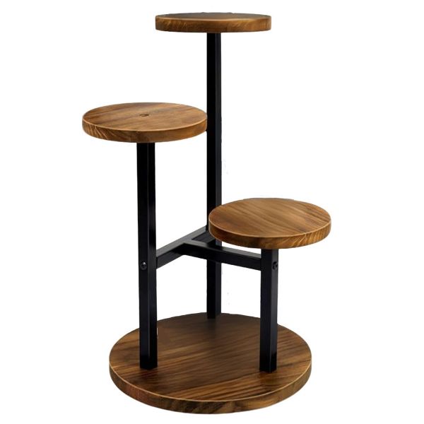 Plant Stand 3 Tier Photos Books Display Stand Potted Plants Placement Rack