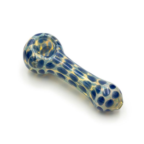 12cm Colour Glass Spoon Pipe