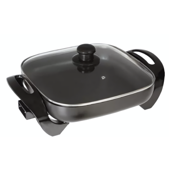 Ottimo Black Square Electric Frypan 4.2L