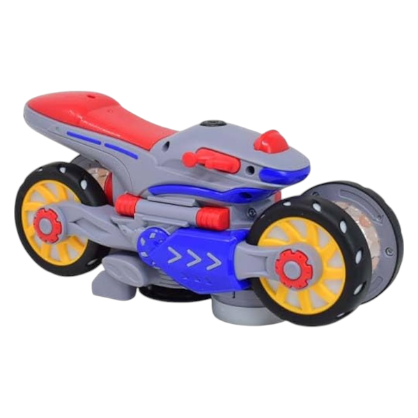 360 Stunt Transformation Motorcycle Toy - Multicolor